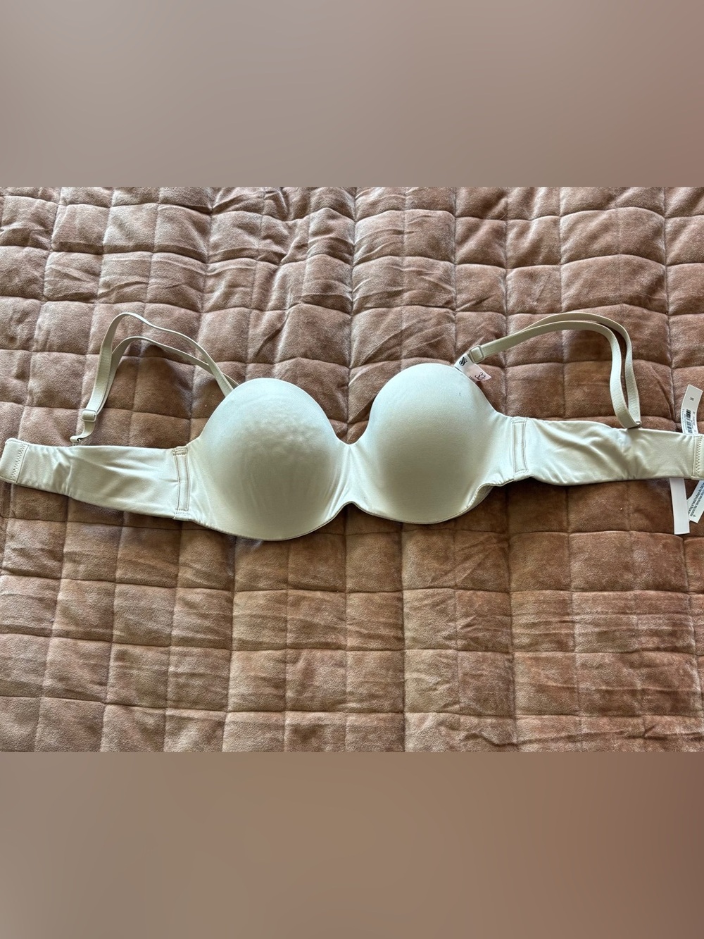 Victoria's Secret Cream Convertible T-Shirt Bra